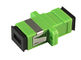 Dimensione materiale 32MM del PVC dell'adattatore a fibra ottica verde degli accessori Sc/Acp